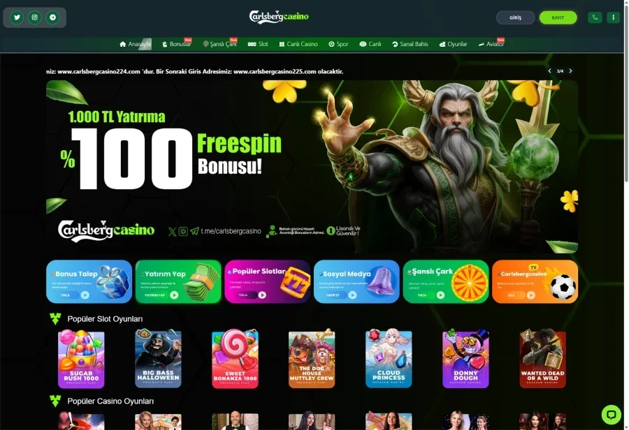 Carlsberg Casino ekran görüntüsü